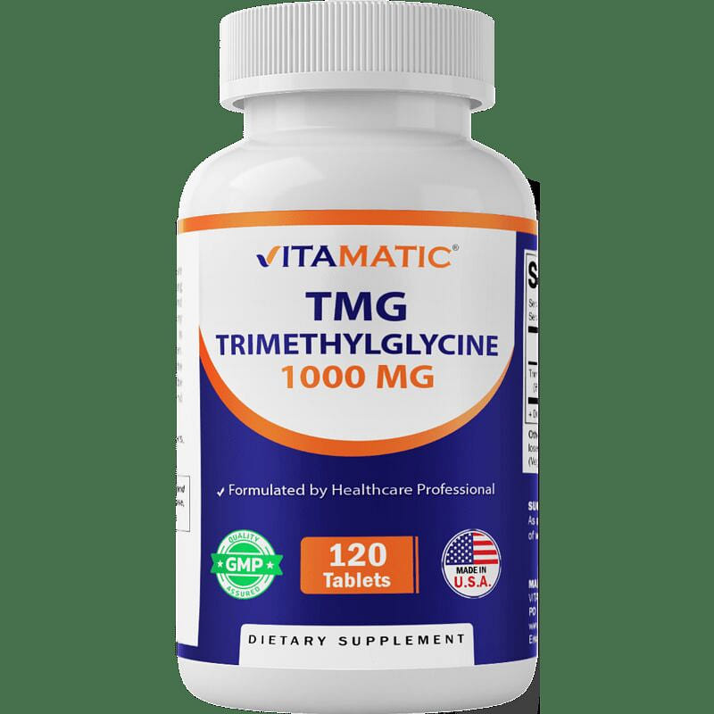 TMG Supplements 1000mg – 120 Vegetarian Tablets 1 each