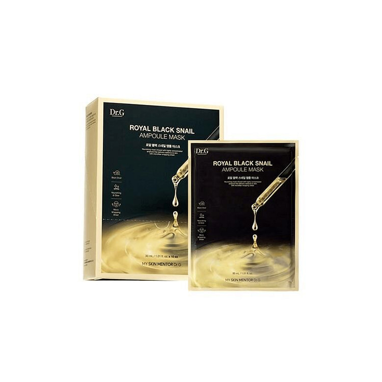 Dr.G Royal Black Snail Ampoule Mask Pack 30ml 10ea