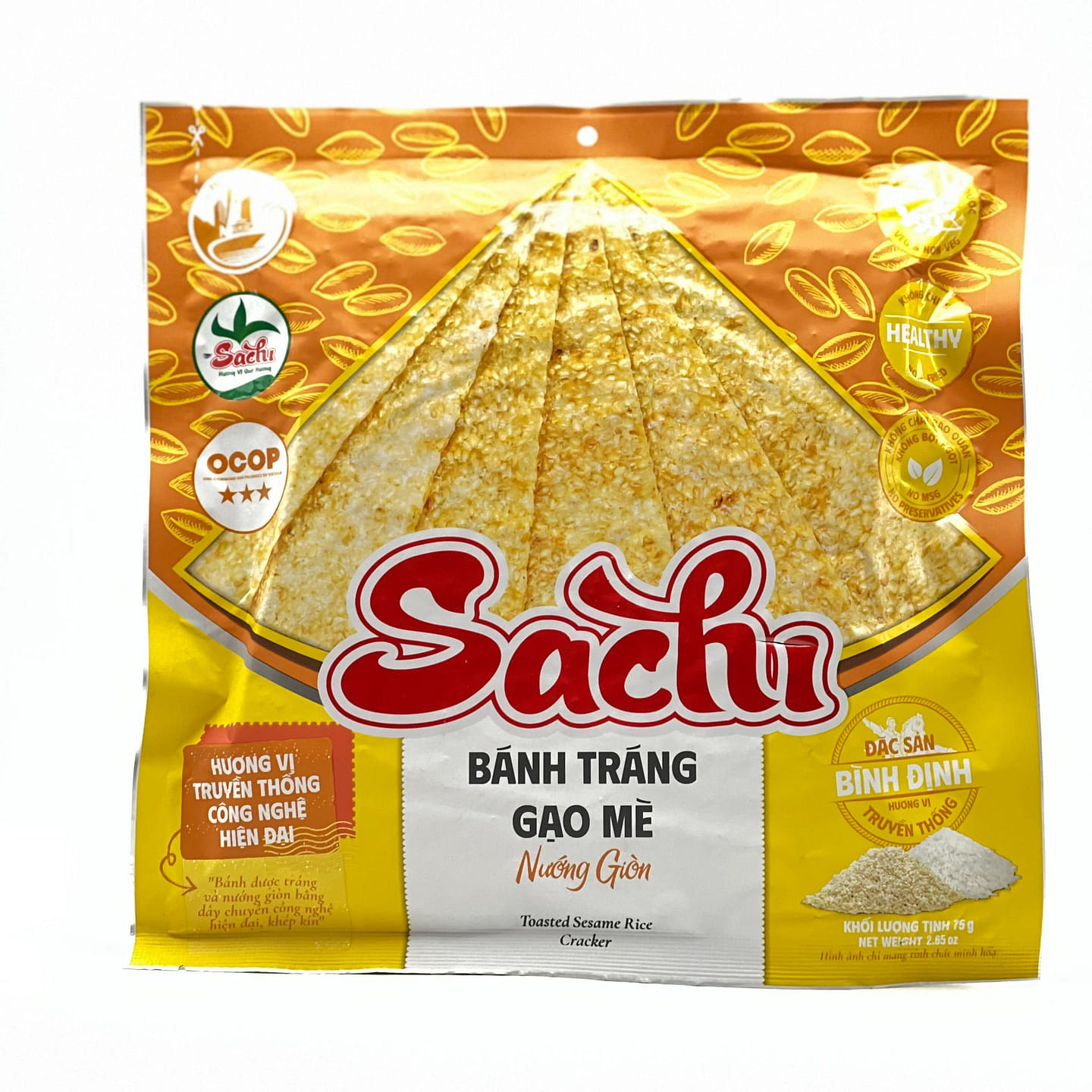 SACHI TOASTED SESAME RICE CRACKER 2.47 oz