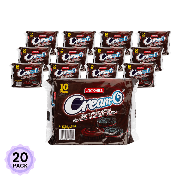 Jack 'n Jill Cream-O Choco Cream Filled Sandwich Cookies