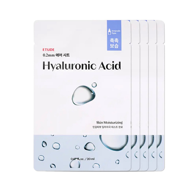 ETUDE 透明质酸面膜 5 片