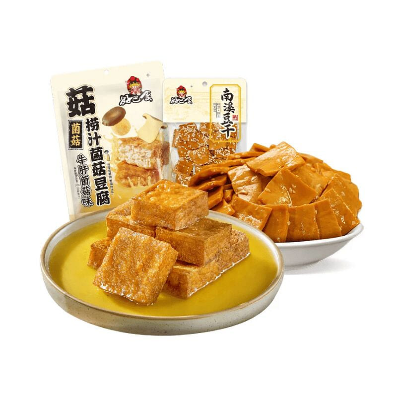 Haobashi Boletus Braised Dried Tofu 200g*1Bag 200 g