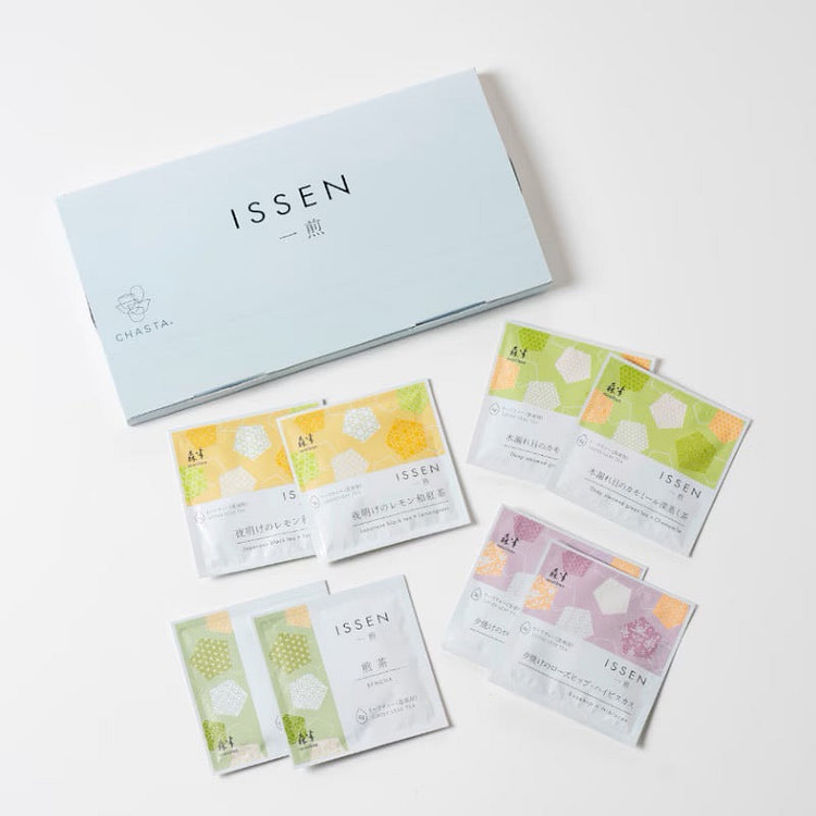 Morihan ISSEN Tea Bags Trial Set 8 Tea Bags 1 each