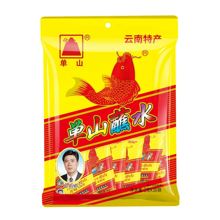 单山蘸水 火锅烧烤蘸料 3g*30包 90 克