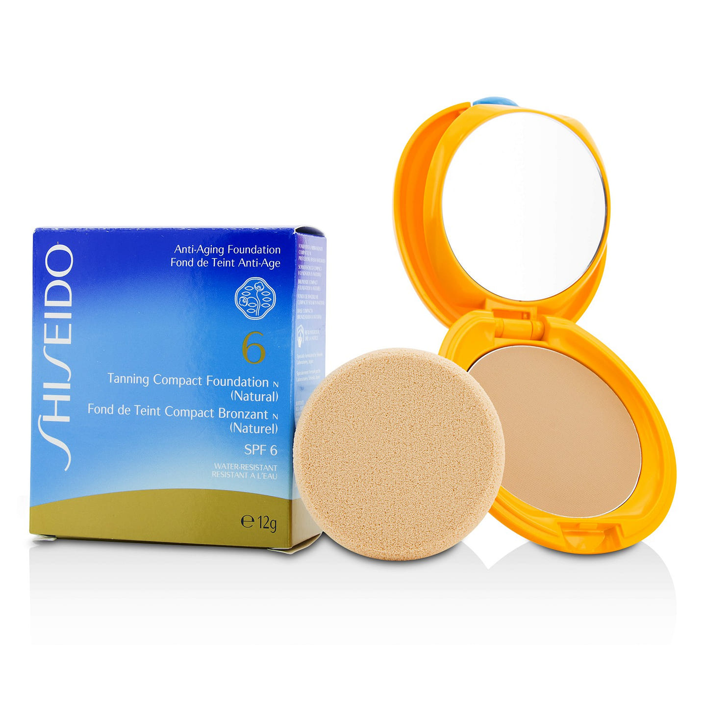 Shiseido Tanning Compact Foundation N SPF6 – Natural 12g/0.4oz 12 g