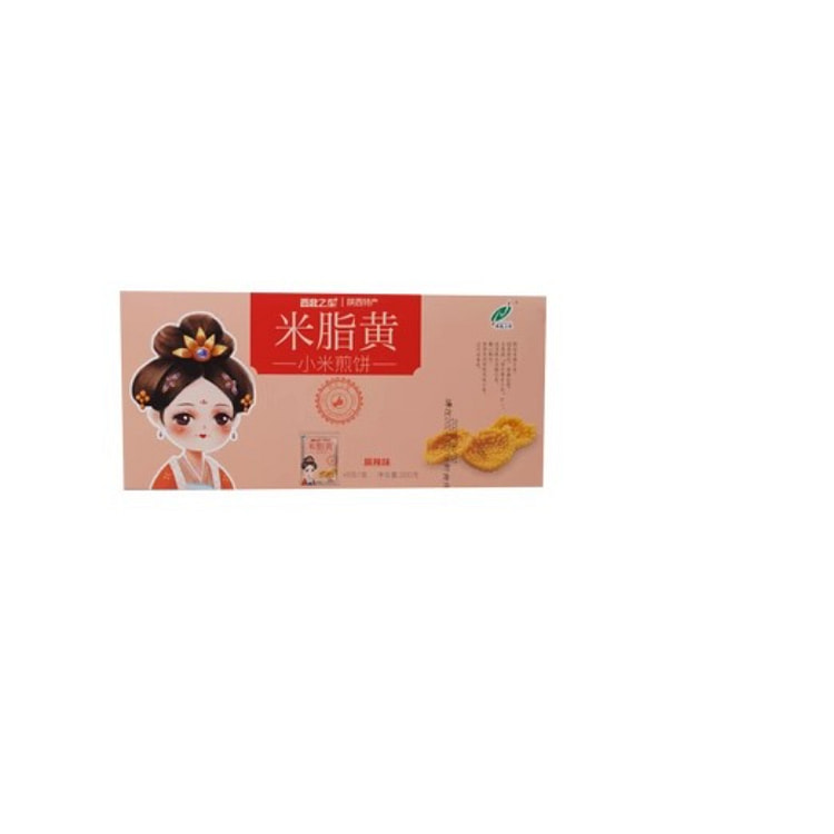 西北之星米脂黄小米煎饼麻辣味200g*1盒