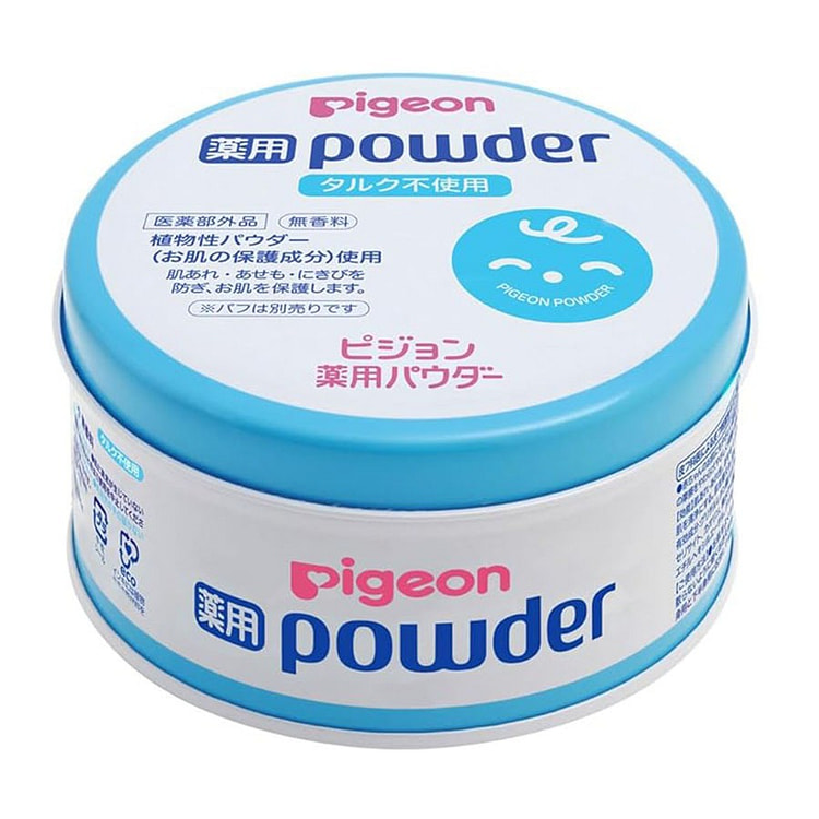 日本 贝亲  婴儿爽身粉 无滑石粉 100 克