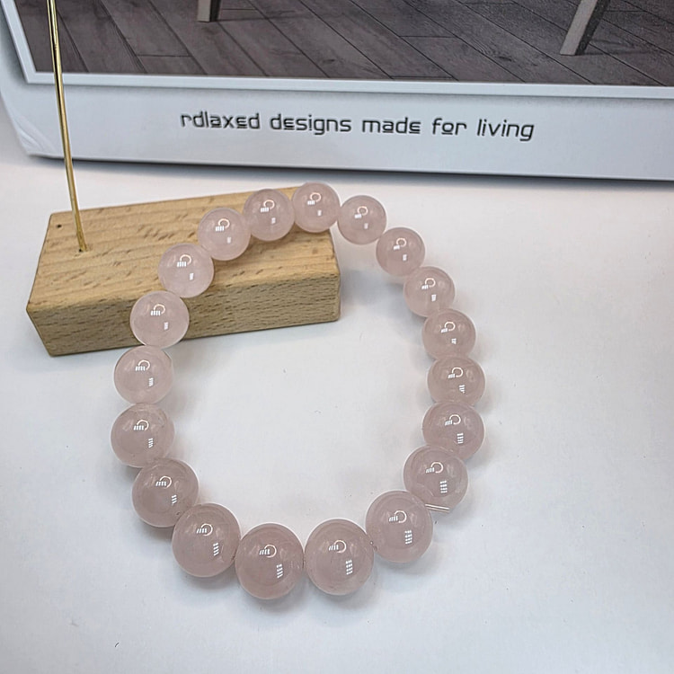 BlushAura Rose Quartz Love Bracelet