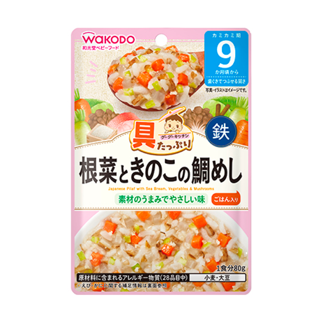 Wakodo Sea Bream with Root Vegetables 1 count