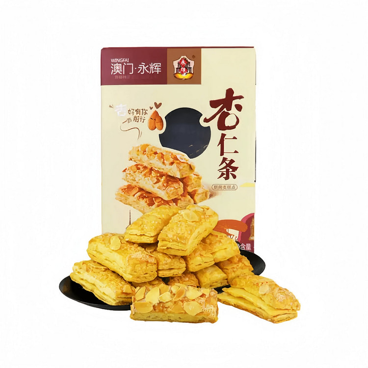 Wingfai Almond Crisp Strips 160g 1Box 160 g