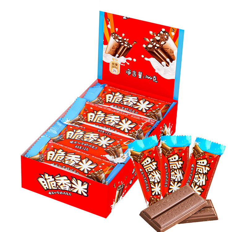 Crispy Rice Chocolate Flagship Store 144g * 1 Box