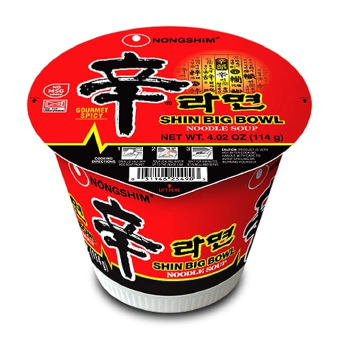 Nongshim Big Bowl Shin (6 pack) 1 each