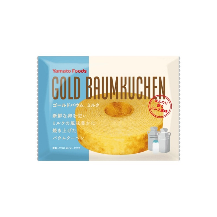 Setouchi Lemon Farm Gold Baumkuchen Milk 1 piece 1 pack
