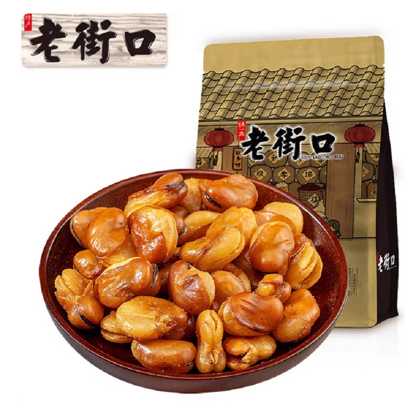 老街口兰花豆香酥蚕豆解馋小零食香辣味500g/ 1 包- Weee!