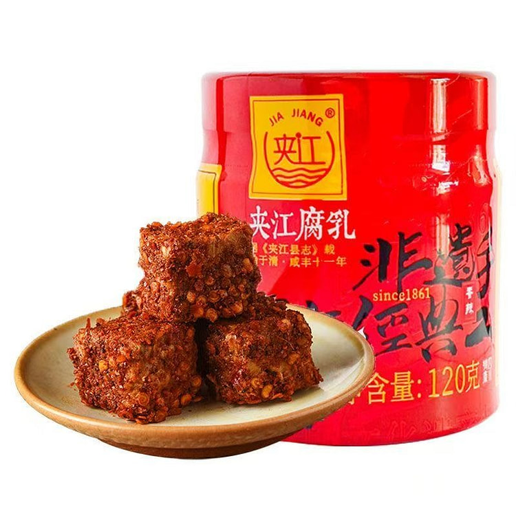 Jiajiang Fermented Tofu 120g Jar, Sichuan Style 120 g