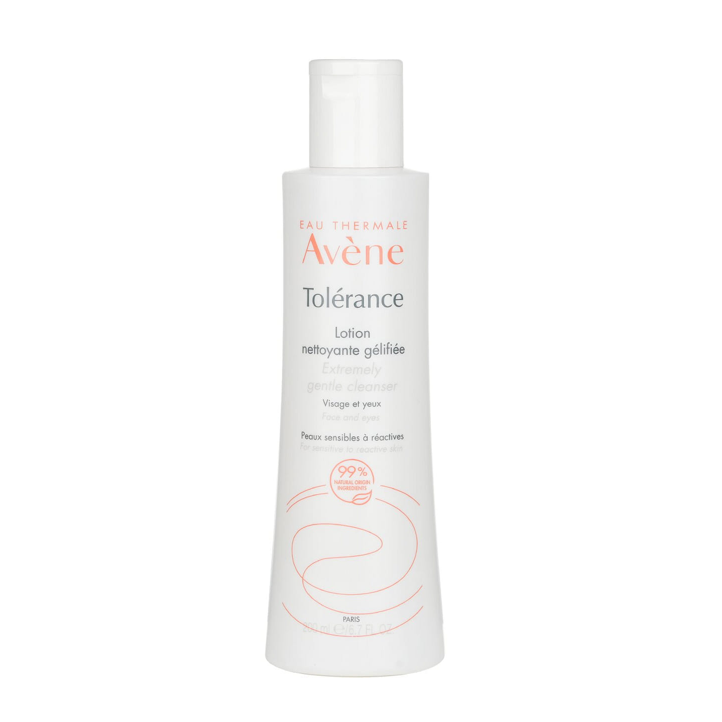 Avene Tolerance Extremely Gentle Cleanser (Face & Eyes) – For Sensitive to Reactive Skin 200 ml