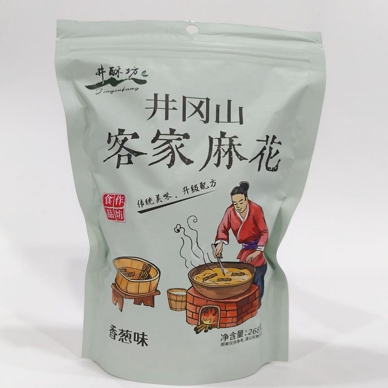 Smoky onion-flavored twisted pastry rolls. 268g*1 268 g