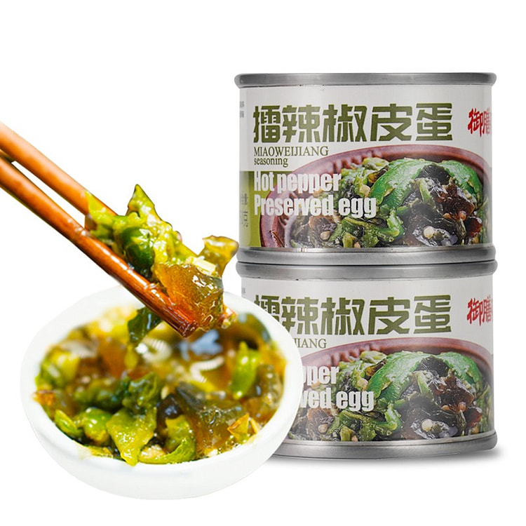 【2罐】擂辣椒皮蛋 下饭菜