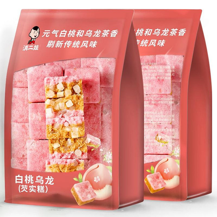 滇二娃 白桃乌龙芡实糕