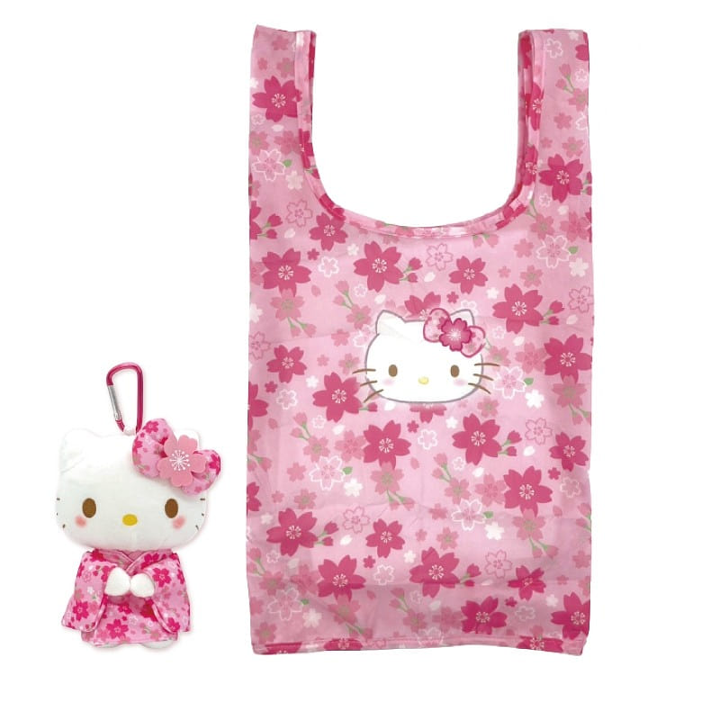 Sanrio Plush Eco-Bag: Cherry Blossom Kimono 1 each