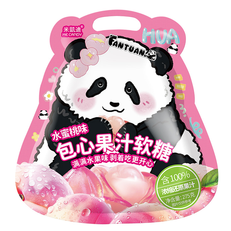 Fudge peach flavor 275 g * 1 bag