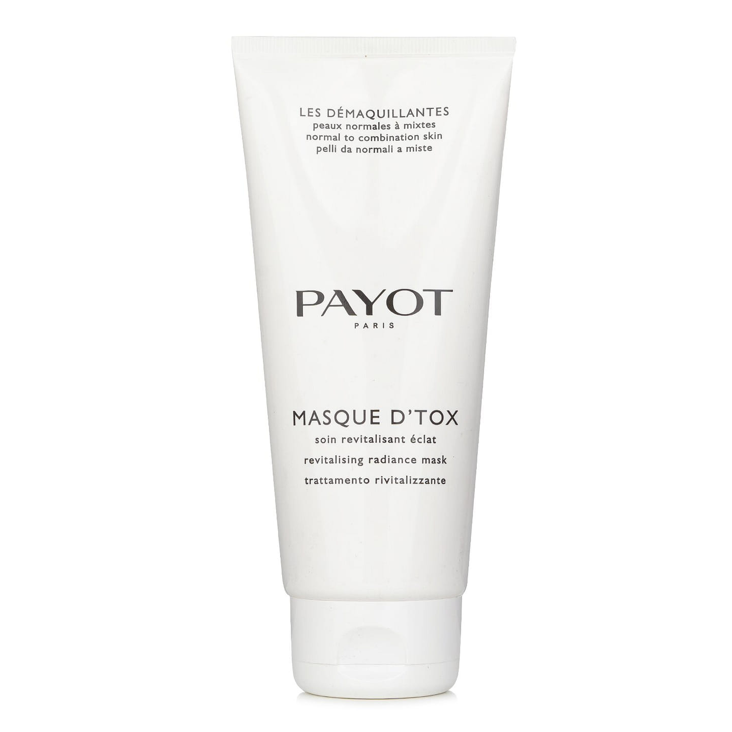 Payot Les Demaquillantes Masque D’Tox Detoxifying Radiance Mask – For Normal To Combination Skins (Salon Size) 200ml/6.7oz 200 ml