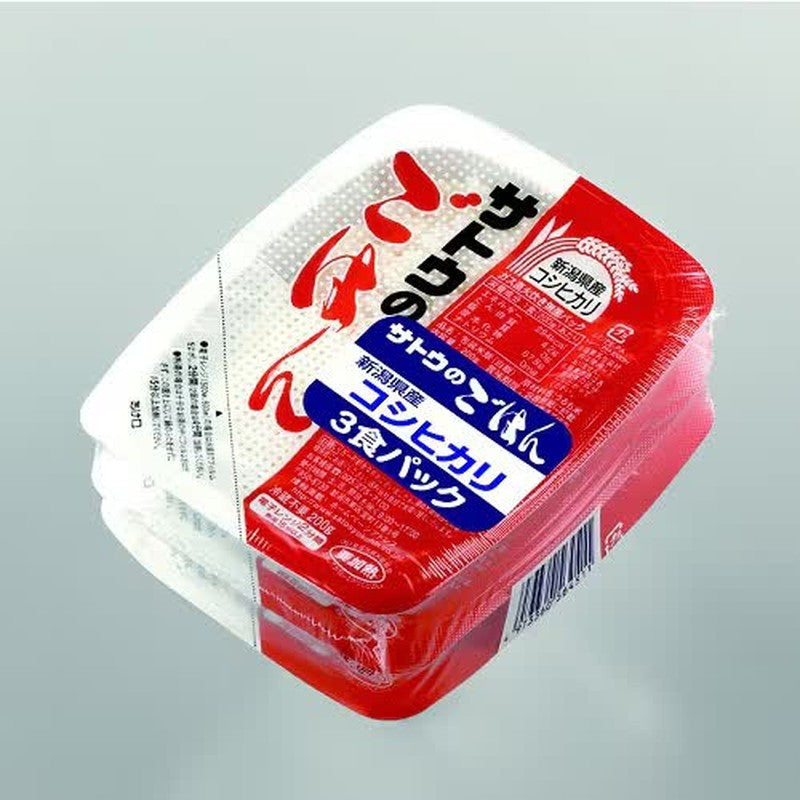 Sato Rice Niigata Koshihikari 200g*3 Retort 1 each