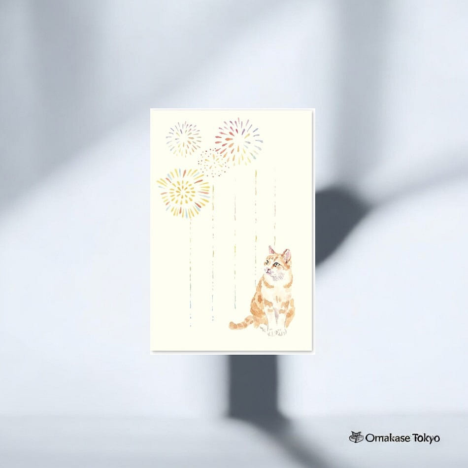 Medetaya Washi Seasonal Postcard-High Summer 20 g