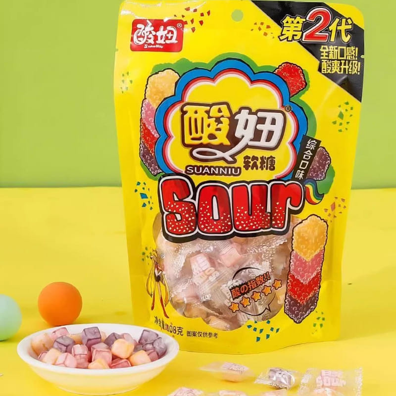 Suan Niu 2nd Generation Gummy Candies108g*2bags 216 g