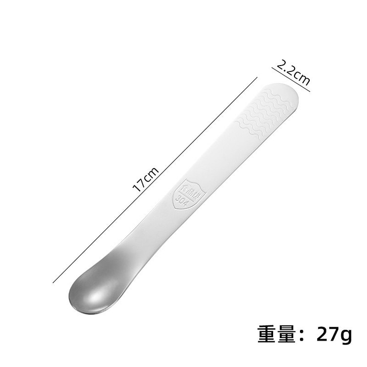 304不锈钢饺子勺两用挖馅搅拌器挑馅勺冰激淋勺 1 份