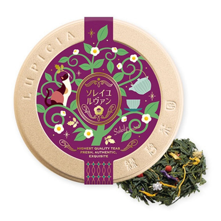 日本 绿碧茶园 圣诞限定款 白葡萄 柑橘香 绿茶 50g/