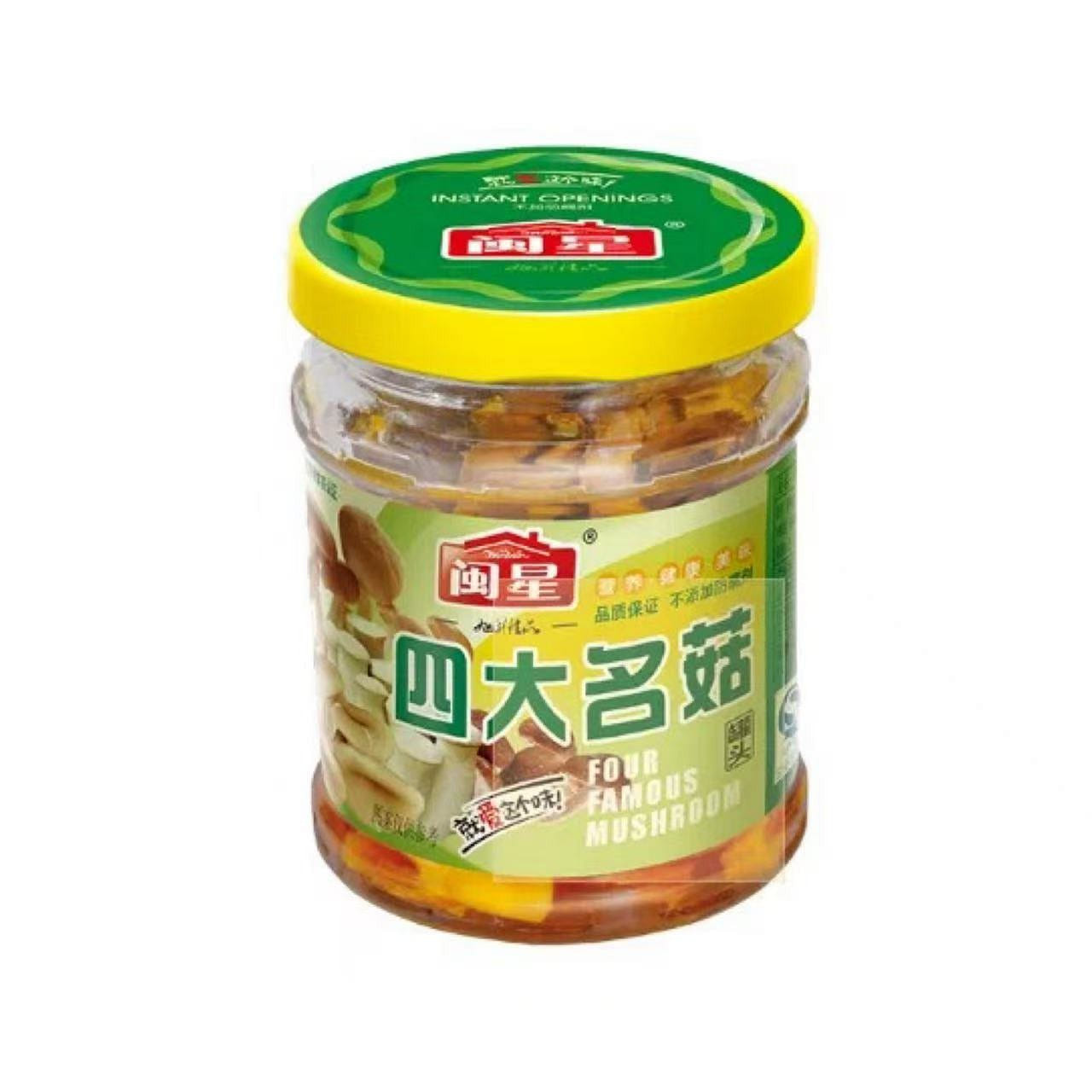 Four famous mushrooms of Minxing, one bottle 140g 140 g