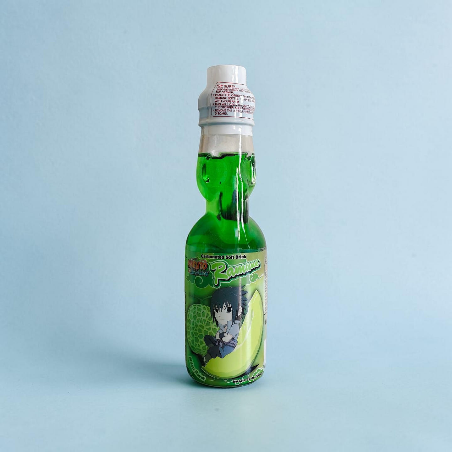 Naruto Shippuden Ramune Soda – Melon Flavor 6.76 fl.oz