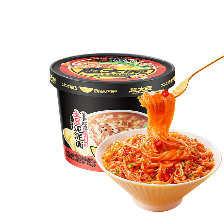 超大腕土豆泥泥面火鸡味80g*1桶