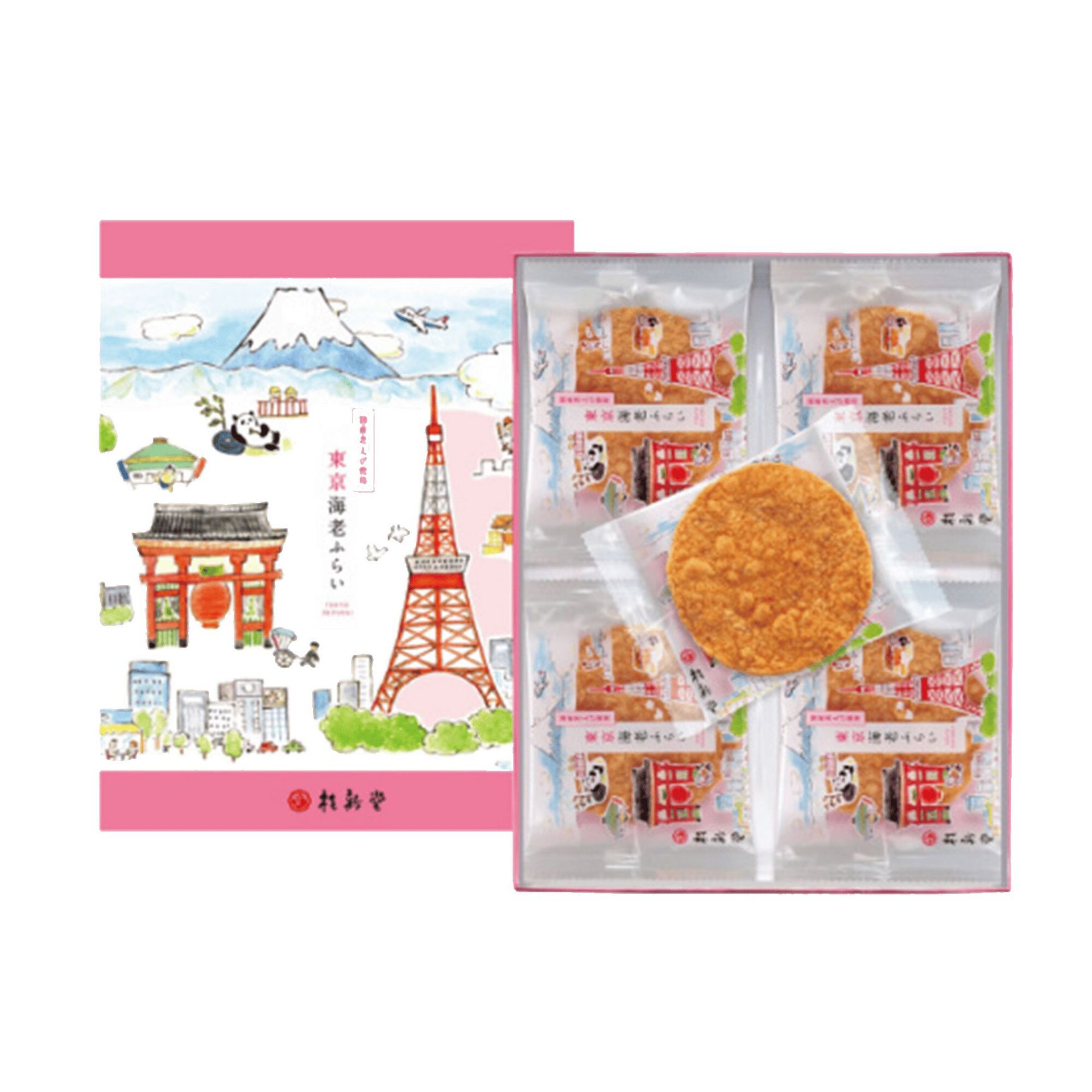 Keishindo Grilled Red Shrimp Rice Cracker 20pk 1 each