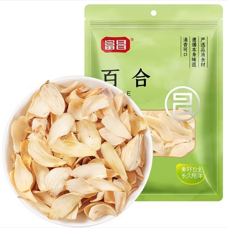 Fuchang Dried Lily High-Quality 100g Pack 100 g