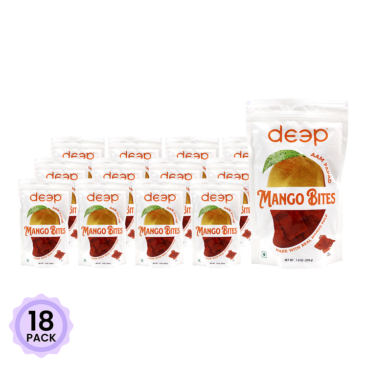 Deep 印度风味芒果片 7.8 盎司*18 包