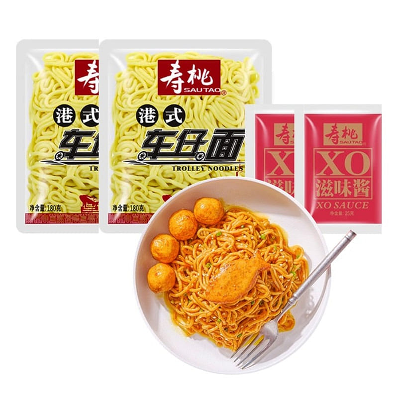Hong Kong longevity peach cart noodles with wet no 180 g*2 pack
