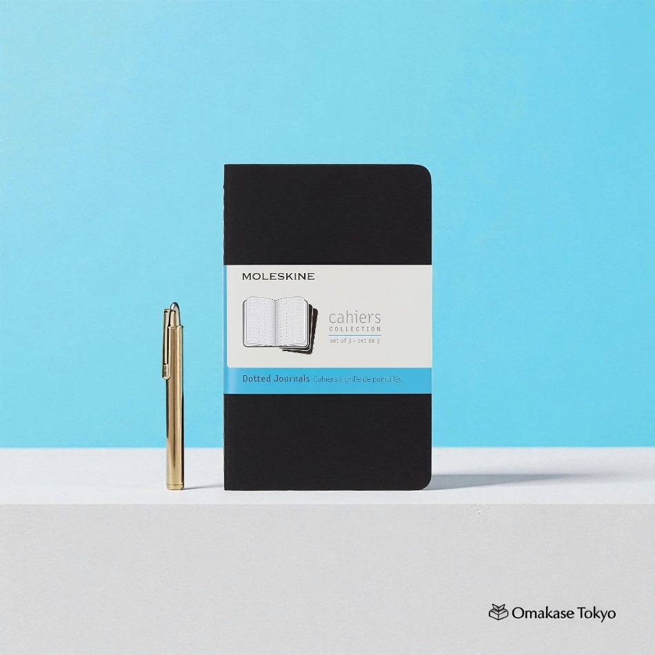Moleskine Cahier Journal-Pocket Size Dotted Black 127 g