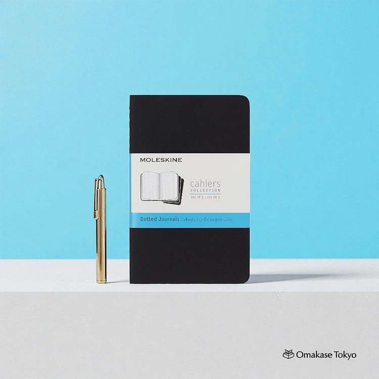 Moleskine Cahier Journal-Pocket Size Dotted Black 127 g