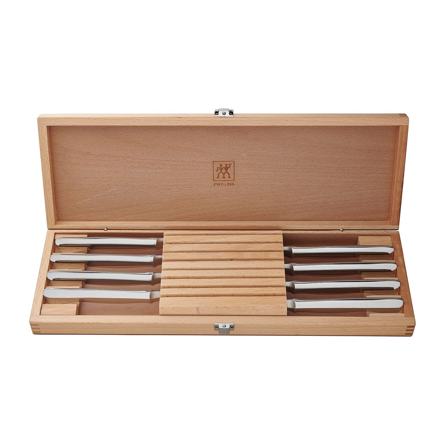 ZWILLING 8-pc Stainless Steel Steak Knife Set w/Presentation Case 1 each