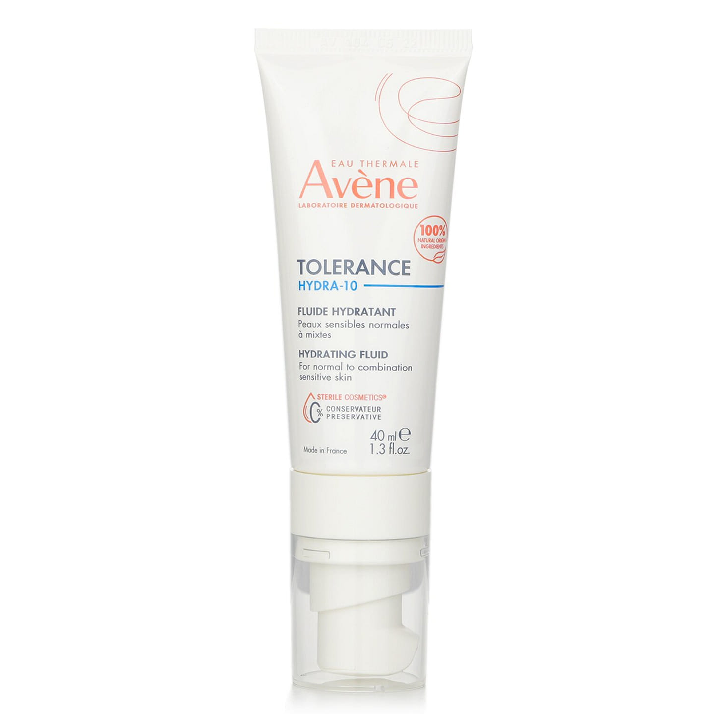 Avene Tolerance Hydra-10 Moisturising Fluid 40ml 40 ml