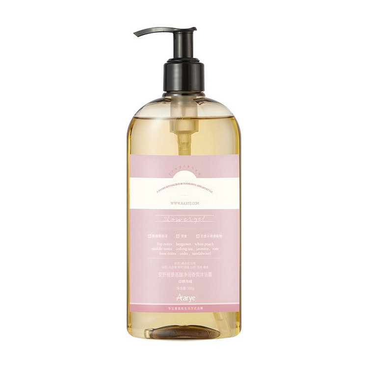 AARYE Acid Fragrance Body Wash #White Peach&Velvet 300 g