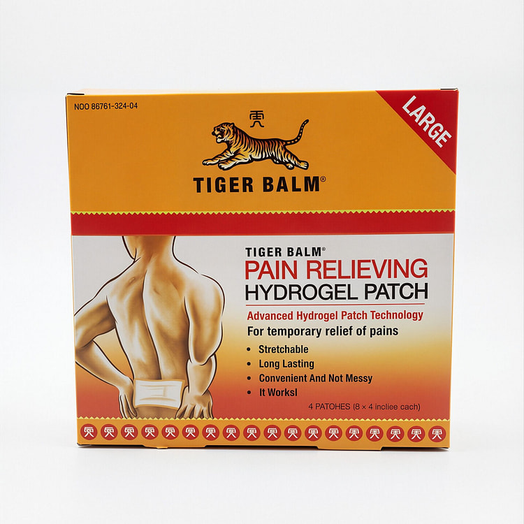 Tiger Balm Soothing Hydrogel Patch Large 4ct 1 pack