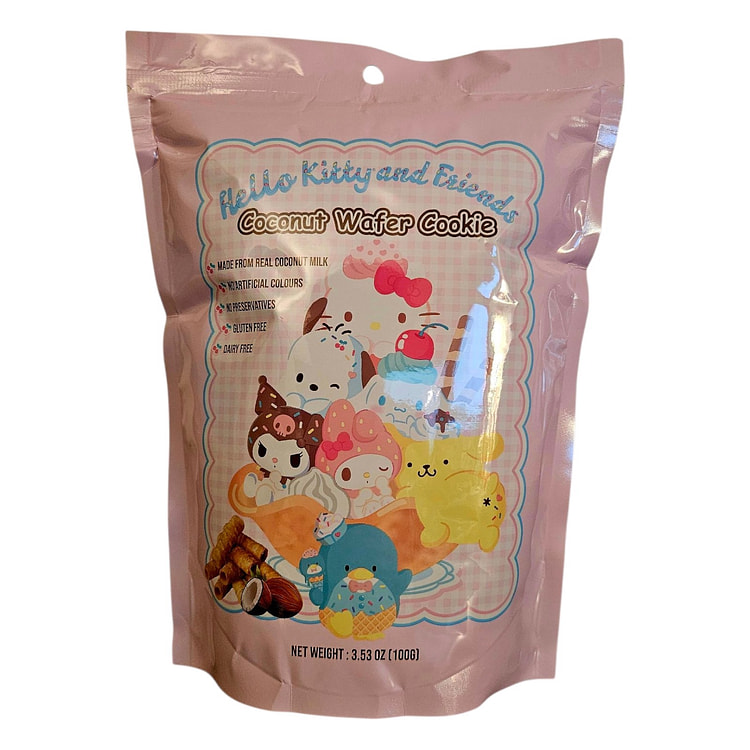 Hello Kitty 椰子味威化饼干 100 克
