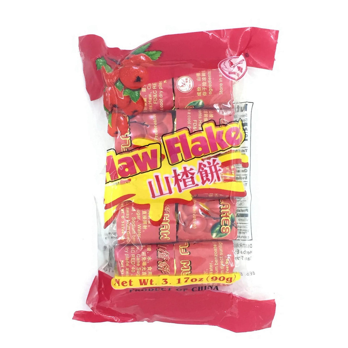 Double Geese Haw Flakes Hawthorn Candy 2.82oz 1 each