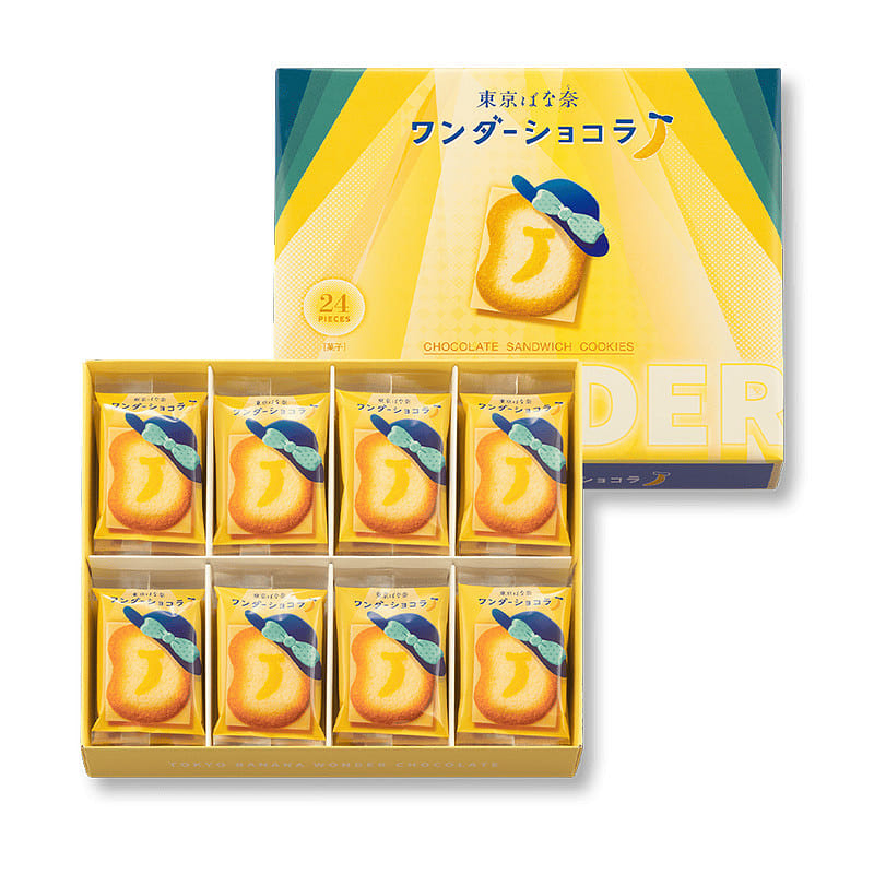 Tokyo Banana Wonder Chocolat – Banana Chocolat24 p 24 g