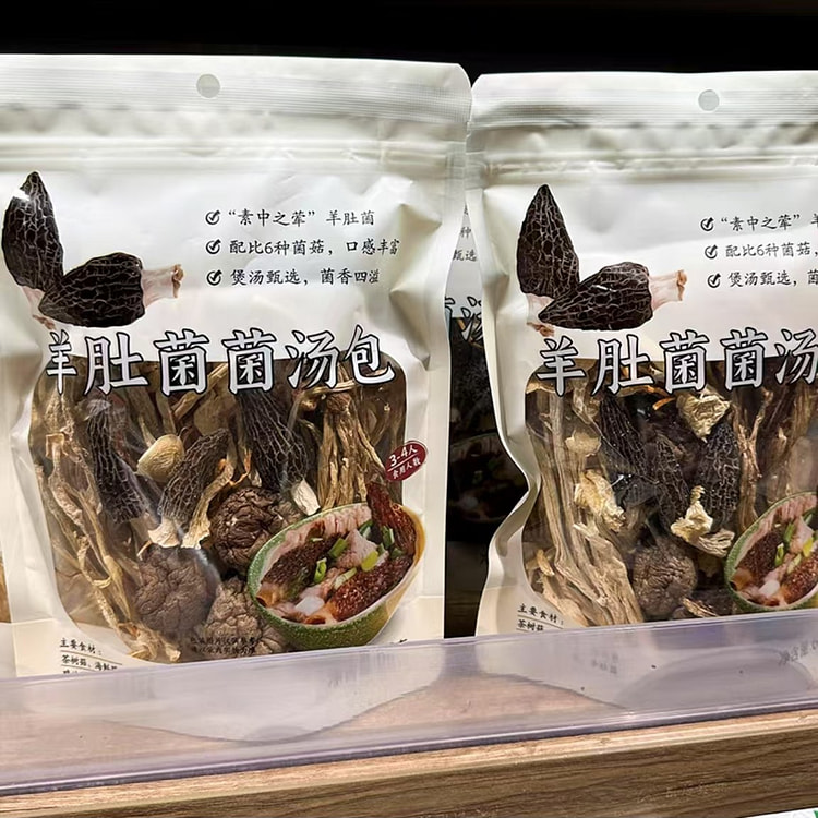 羊肚菌菌汤包 羊肚菌（>5%）6种菌菇