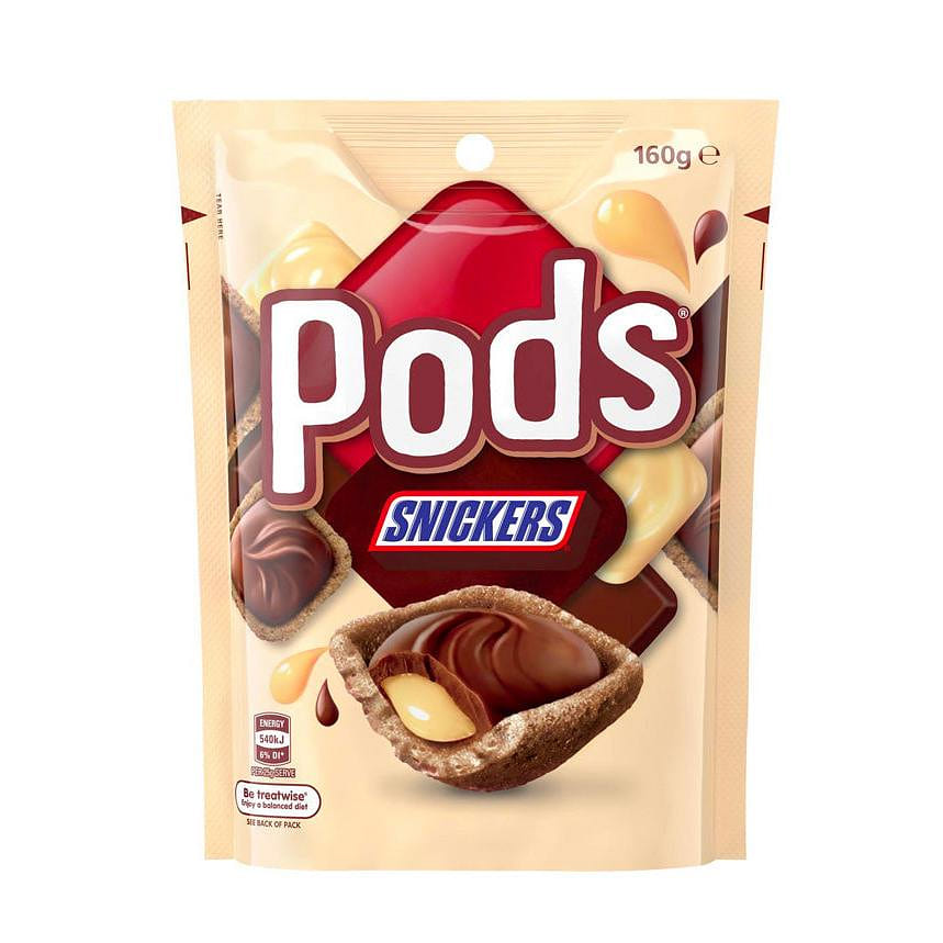 Snickers Pods 160g 1 each
