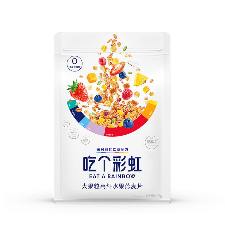 五谷磨房吃个彩虹水果麦片400g*1盒